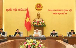 Khai mạc Phiên họp thứ 43 của Ủy ban Thường vụ Quốc hội