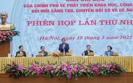 Phiên họp thứ nhất Ban Chỉ đạo của Chính phủ về phát triển khoa học công nghệ, đổi mới sáng tạo, chuyển đổi số và Đề án 06