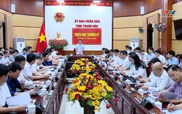 Phiên họp thường kỳ Ủy ban Nhân dân tỉnh tháng 4