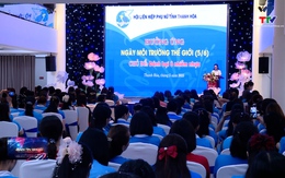 Phụ nữ tỉnh Thanh Hóa kêu gọi hành động vì môi trường với chủ đề "Đánh bại ô nhiễm nhựa"