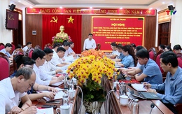 Phó Chủ tịch Thường trực Ủy ban Nhân dân tỉnh Nguyễn Văn Thi làm việc tại huyện Hà Trung