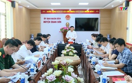 Phó Chủ tịch Thường trực UBND tỉnh làm việc tại huyện Quan Sơn
