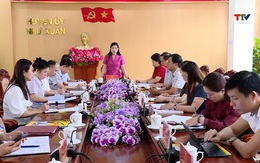Kiểm tra, đôn đốc việc triển khai sắp xếp đơn vị hành chính cấp xã tại huyện Như Xuân