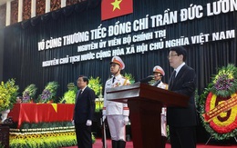 Tổ chức trọng thể Lễ Truy điệu nguyên Chủ tịch nước Trần Đức Lương