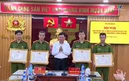Biểu dương, khen thưởng các tập thể, cá nhân có thành tích xuất sắc trong đấu tranh phòng, chống tội phạm
