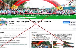 Cảnh báo giả mạo giải chạy thiện nguyện "Nâng bước chân em"