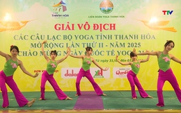 Hơn 100 Yogis tham gia Giải Yoga các câu lạc bộ tỉnh Thanh Hóa