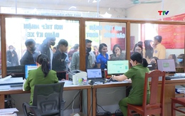Công an xã, phường Thanh Hóa tiếp nhận gần 1.300 hồ sơ cấp đổi giấp phép lái xe