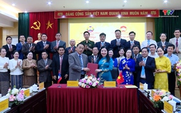 Tăng cường phối hợp giữa Mặt trận 2 tỉnh Thanh Hóa – Hủa Phăn
