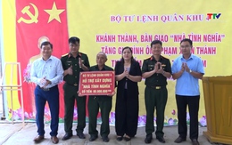Bàn giao Nhà tình nghĩa tại xã Thạch Cẩm, huyện Thạch Thành