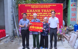 Khánh thành và bàn giao nhà cho hộ khó khăn về nhà ở