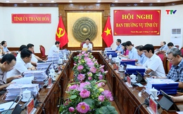 Hội nghị Ban thường vụ Tỉnh ủy ngày 13/6