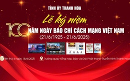Truyền hình trực tiếp: Lễ kỷ niệm 100 năm Ngày Báo chí Cách mạng Việt Nam