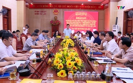 Đoàn khảo sát của Hội đồng Dân tộc Quốc hội làm việc tại huyện Như Xuân