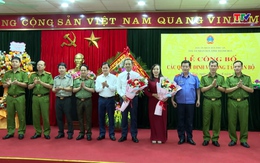 Tòa án nhân dân tỉnh công bố các quyết định về công tác cán bộ