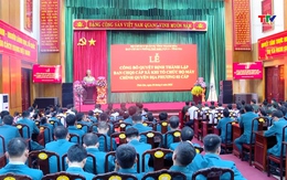 Bộ chỉ huy Quân sự tỉnh Thanh Hoá công bố thành lập Ban chỉ huy quân sự xã