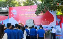 Phường Sầm Sơn tổ chức lễ dâng hoa tại Khu lưu niệm Bác Hồ