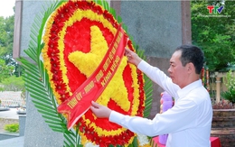 Đoàn đại biểu tỉnh Thanh Hóa dâng hương, viếng các nghĩa trang liệt sĩ tỉnh Tây Ninh
