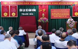 Phó Bí thư Thường trực Tỉnh uỷ Lại Thế Nguyên thăm và nói chuyện với Câu lạc bộ Hàm Rồng
