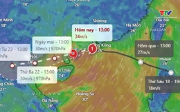 Bão số 3 chỉ còn cách Móng Cái, Quảng Ninh 521 km