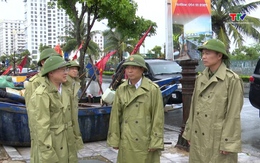 Bí thư Tỉnh ủy kiểm tra công tác phòng, chống bão số 3 tại phường Sầm Sơn