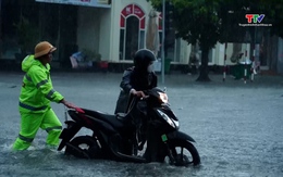 Cảnh sát giao thông Thanh Hóa tăng cường lực lượng ứng phó với bão số 3