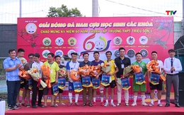 Khai mạc Giải bóng đá nam cựu học sinh trường THPT Triệu Sơn 1