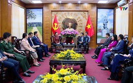 Bí thư Tỉnh ủy Nguyễn Doãn Anh tiếp Đại sứ Lào tại Việt Nam