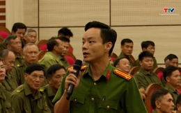 Giao ban lực lượng bảo vệ an ninh  trật tự ở cơ sở