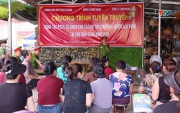 Như Thanh: Tuyên truyền phòng cháy chữa cháy và cứu nạn cứu hộ cho các hộ tiểu thương