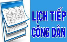 Thông báo lịch tiếp công dân của Đoàn Đại biểu Quốc hội tỉnh Thanh Hóa