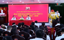 Đại hội đại biểu Đảng bộ Thuế tỉnh Thanh Hóa lần thứ I