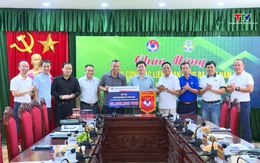 Liên đoàn bóng đá Việt Nam thăm và làm việc với Liên đoàn bóng đá Thanh Hóa