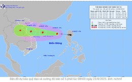 Bão số 5 (Kajiki) di chuyển nhanh, sức gió giật mạnh, Thanh Hóa sẽ có mưa to diện rộng