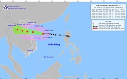 Bão số 5 cách Nghệ An 660km, từ đêm nay đất liền Thanh Hóa có gió mạnh, mưa lớn