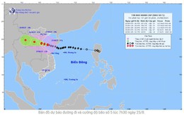 Dự báo 19h hôm nay, bão số 5 vào đất liền Thanh Hóa - Hà Tĩnh