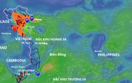 Bão số 5 suy yếu thành áp thấp nhiệt đới