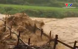 Một số bản của xã Sơn Điện bị cô lập do mưa lũ