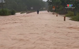 Xã Tân Thành có 10 thôn bị cô lập do bão số 5