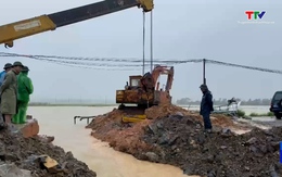 Xã Nông Cống triển khai khẩn cấp các biện pháp ứng phó với mưa lũ
