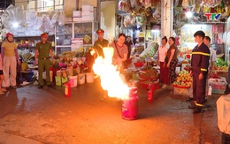 Chủ động nâng cao ý thức phòng cháy chữa cháy tại các chợ dân sinh và khu vực đông dân cư