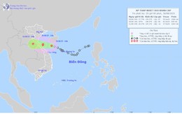 16 giờ chiều nay, áp thấp nhiệt đới có thể mạnh lên thành bão