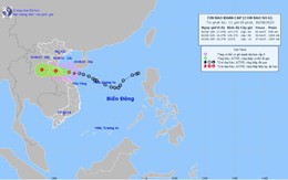 Bão số 6 cách Quảng Trị 120km, các tỉnh từ Thanh Hóa đến Huế mưa to