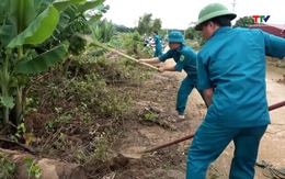Xã Kim Tân, tỉnh Thanh Hoá tiếp tục khắc phục hậu quả lũ lụt