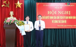 Công bố quyết định bổ nhiệm Giám đốc Sở Y tế tỉnh Thanh Hoá