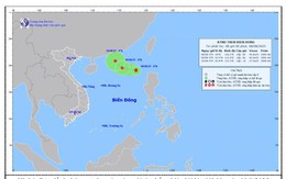 Áp thấp nhiệt đới di chuyển theo hướng Tây Tây Bắc với tốc độ khoảng 10-15km/h.