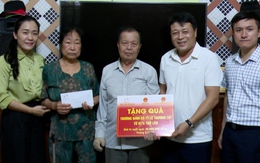 Phường Sầm Sơn trao quà cho thương binh nặng nhân dip Tết Độc lập