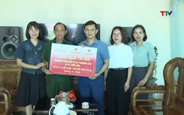 Thọ Lập: Trao quà cho các thương binh nặng 81% trở lên
