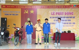 Tuyên truyền Luật giao thông đường bộ trong trường học