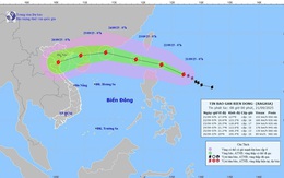 Dự báo sáng 23/9, bão RAGASA đi vào Biển Đông, giật trên cấp 17